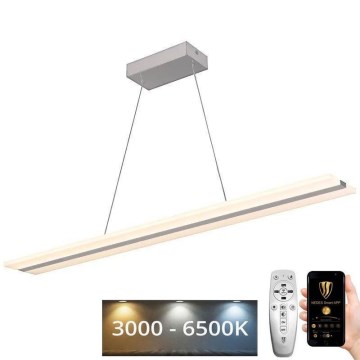 Himmennettävä LED-kattokruunu johdossa LED/40W/230V 3000-6500K valkoinen + kauko-ohjaus