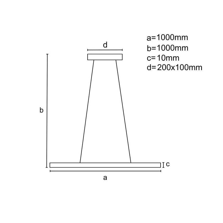 Himmennettävä LED-kattokruunu johdossa LED/40W/230V 3000-6500K valkoinen + kauko-ohjaus