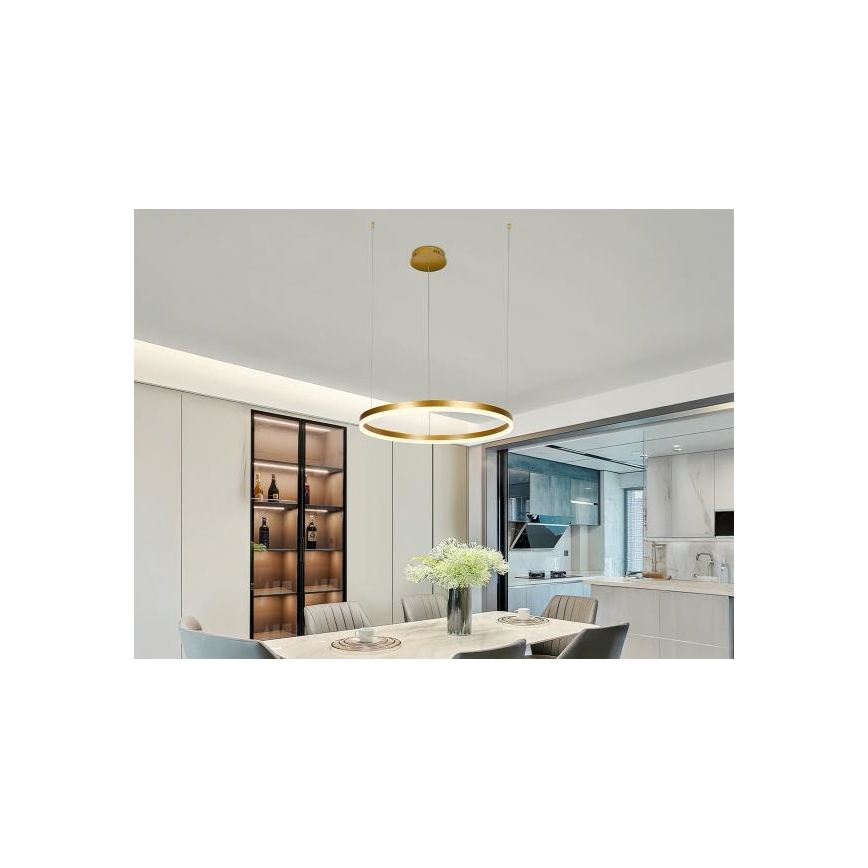 Himmennettävä LED-kattokruunu johdossa LED/42W/230V 3000-6500K + kauko-ohjaus