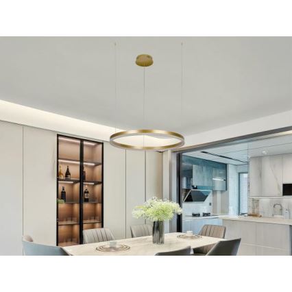 Himmennettävä LED-kattokruunu johdossa LED/42W/230V 3000-6500K + kauko-ohjaus