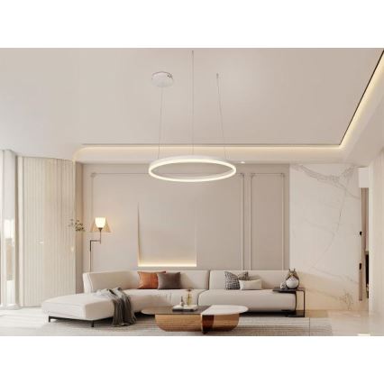 Himmennettävä LED-kattokruunu johdossa LED/42W/230V 3000-6500K + kauko-ohjaus