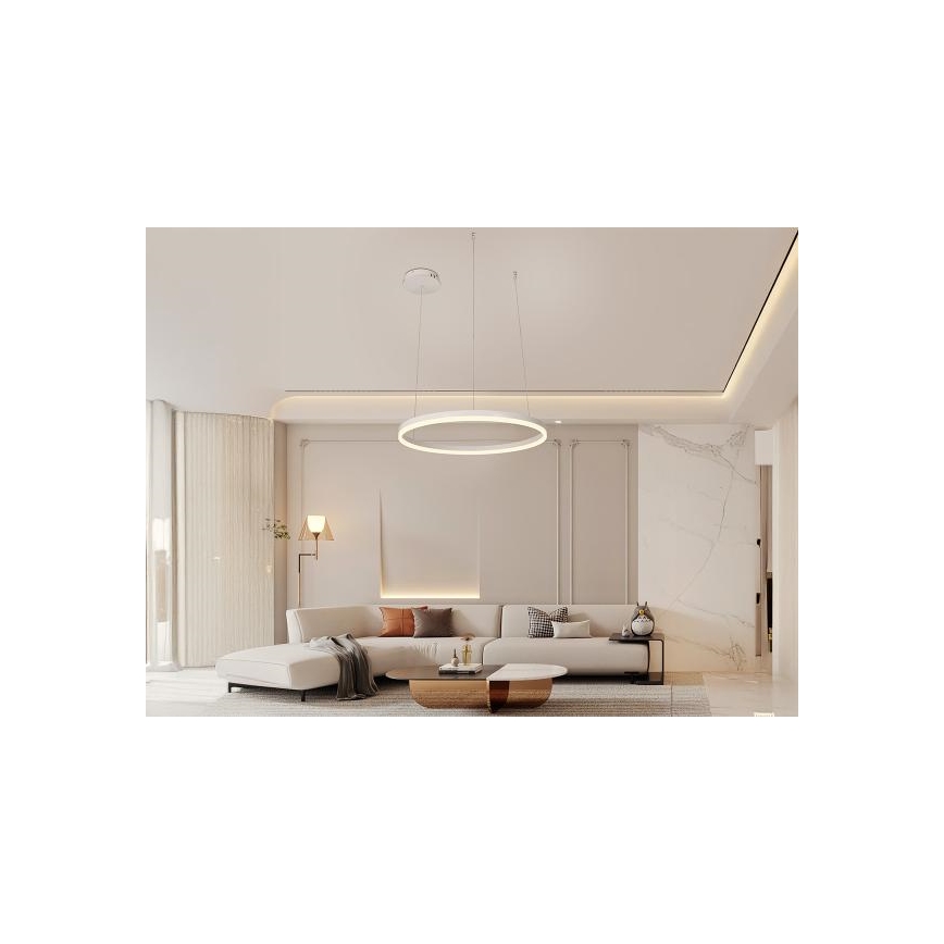 Himmennettävä LED-kattokruunu johdossa LED/42W/230V 3000-6500K + kauko-ohjaus