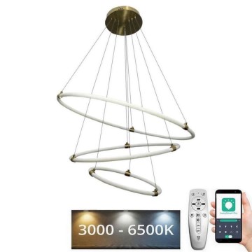 Himmennettävä LED-kattokruunu johdossa LED/45W/230V 3000-6500K + kauko-ohjaus
