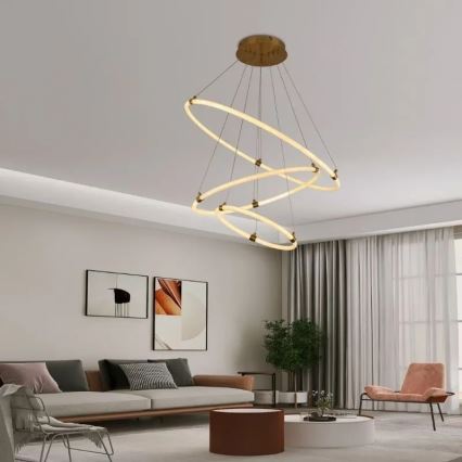 Himmennettävä LED-kattokruunu johdossa LED/45W/230V 3000-6500K + kauko-ohjaus