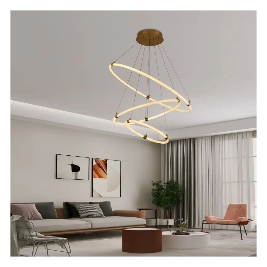 Himmennettävä LED-kattokruunu johdossa LED/45W/230V 3000-6500K + kauko-ohjaus