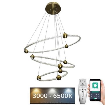 Himmennettävä LED-kattokruunu johdossa LED/45W/230V 3000-6500K + kauko-ohjaus