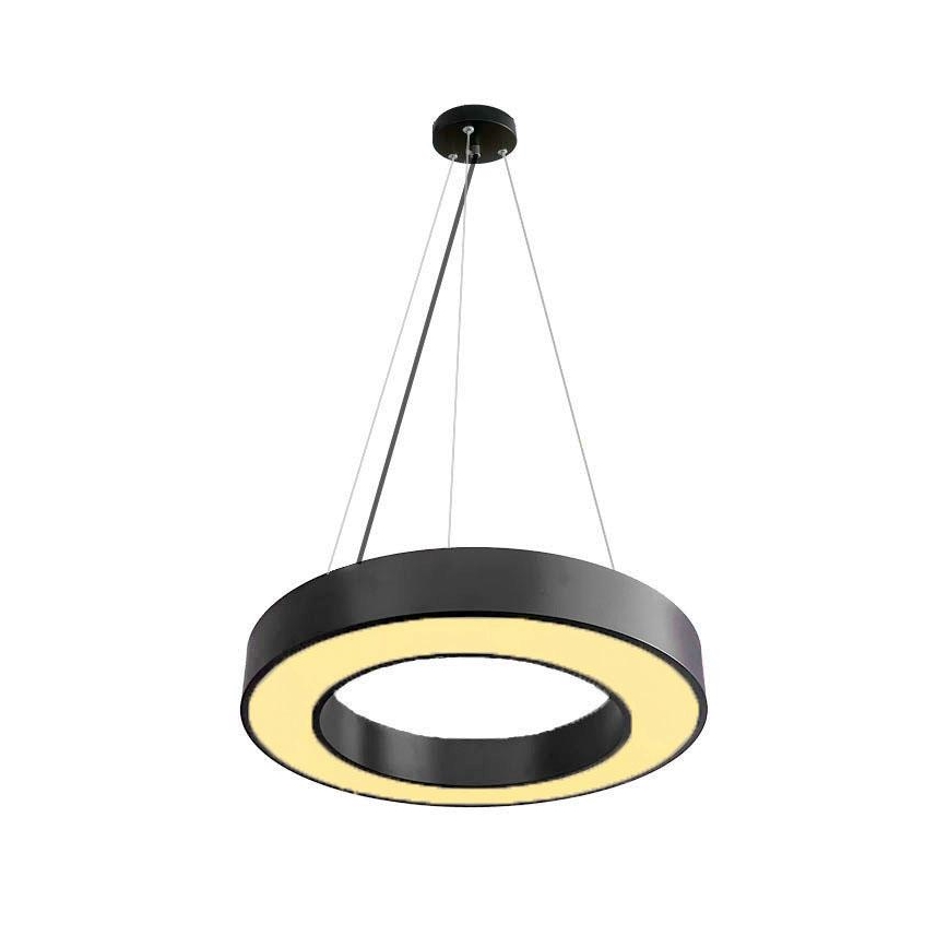 Himmennettävä LED-kattokruunu johdossa LED/45W/230V 3000-6500K musta + kauko-ohjaus