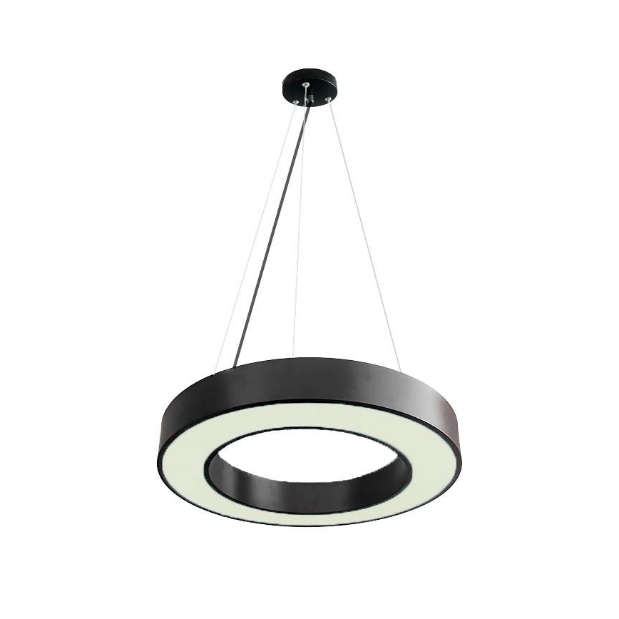 Himmennettävä LED-kattokruunu johdossa LED/45W/230V 3000-6500K musta + kauko-ohjaus