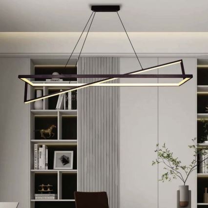 Himmennettävä LED-kattokruunu johdossa LED/45W/230V 3000K 114 cm musta