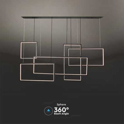 Himmennettävä LED-kattokruunu johdossa LED/45W/230V 3000K musta