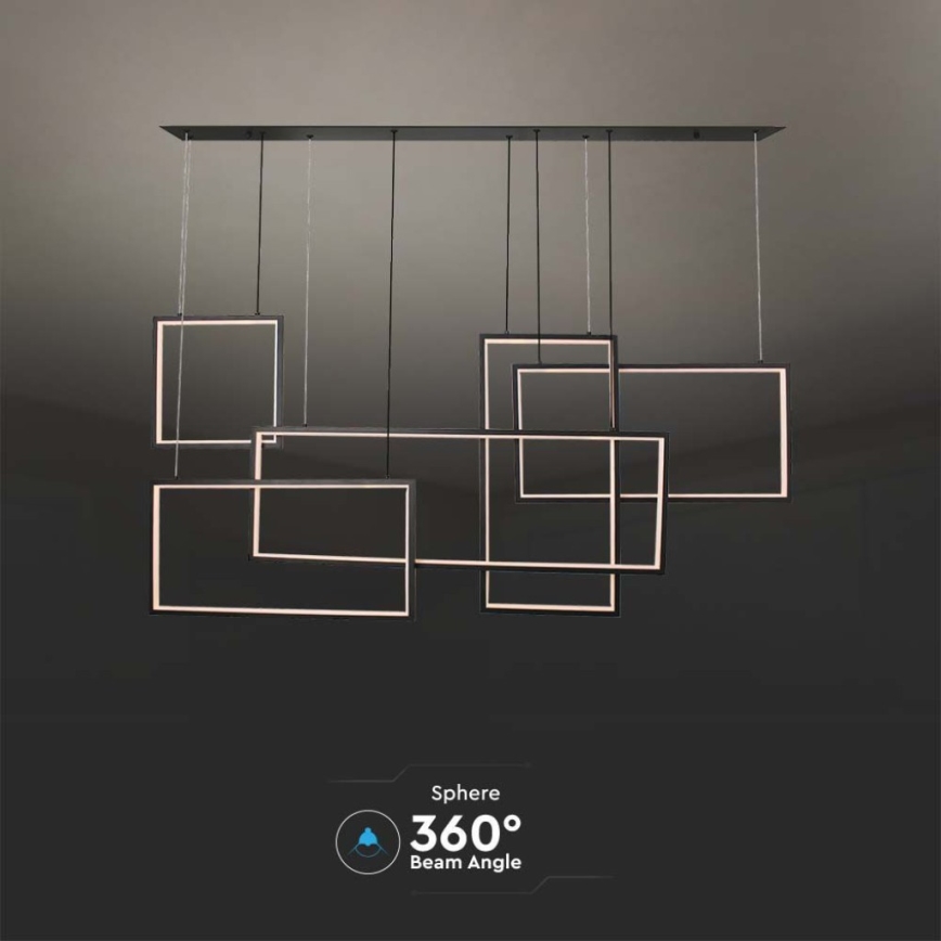 Himmennettävä LED-kattokruunu johdossa LED/45W/230V 3000K musta