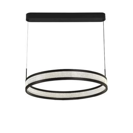 Himmennettävä LED-kattokruunu johdossa LED/45W/230V 3000-6500K musta + kauko-ohjaus
