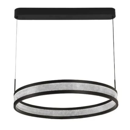 Himmennettävä LED-kattokruunu johdossa LED/45W/230V 3000-6500K musta + kauko-ohjaus