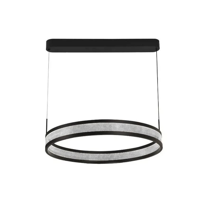 Himmennettävä LED-kattokruunu johdossa LED/45W/230V 3000-6500K musta + kauko-ohjaus