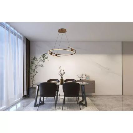 Himmennettävä LED-kattokruunu johdossa LED/50W/230V 3000-6500K + kauko-ohjaus
