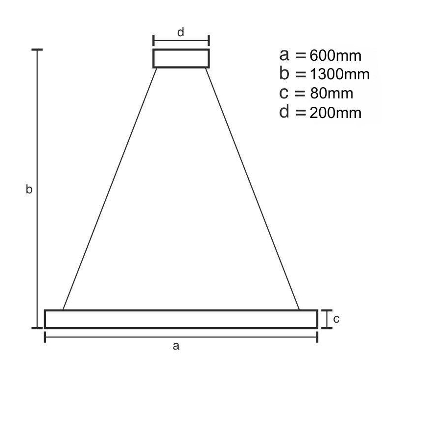 Himmennettävä LED-kattokruunu johdossa LED/50W/230V 3000-6500K + kauko-ohjaus