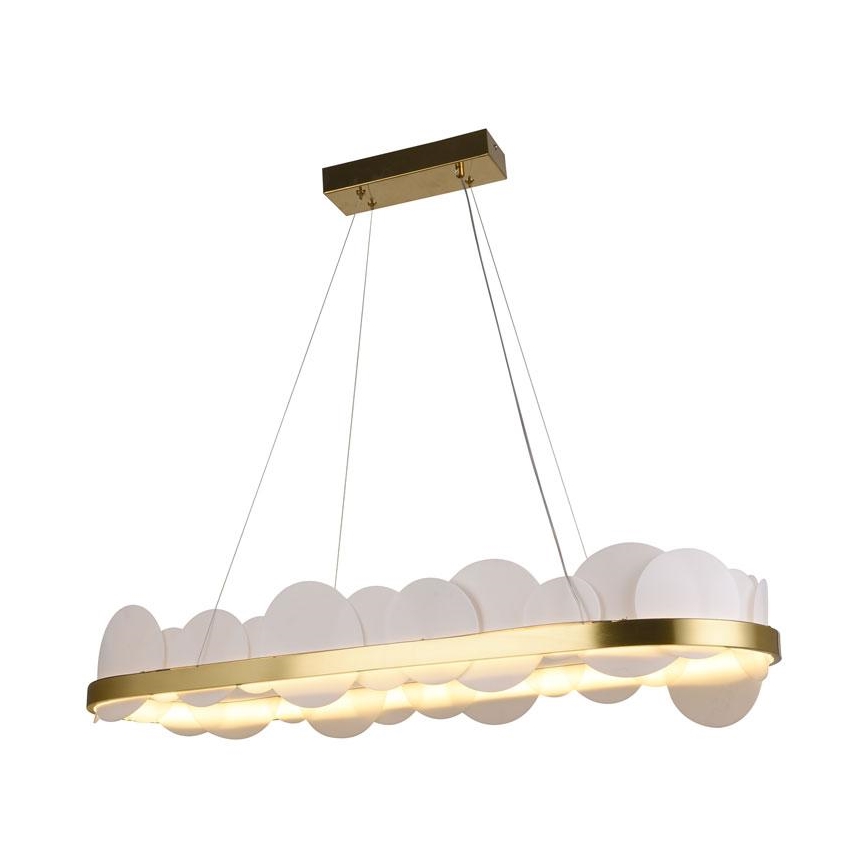 Himmennettävä LED-kattokruunu johdossa LED/50W/230V 3000-6500K kulta + kauko-ohjaus