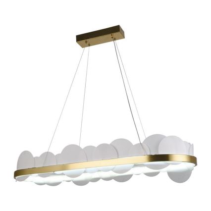 Himmennettävä LED-kattokruunu johdossa LED/50W/230V 3000-6500K kulta + kauko-ohjaus