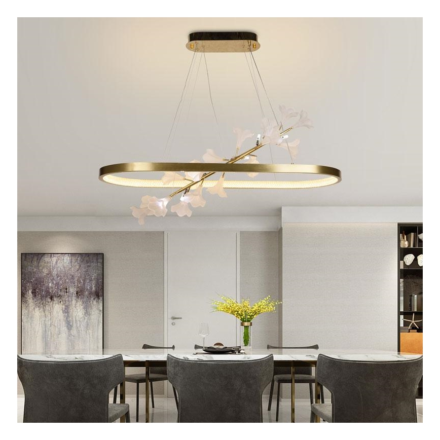 Himmennettävä LED-kattokruunu johdossa LED/55W/230V 3000-6500K + kauko-ohjaus