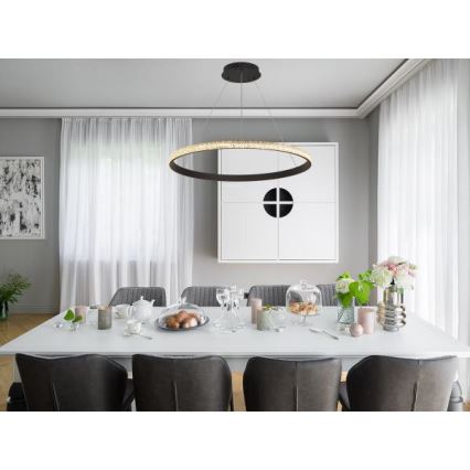 Himmennettävä LED-kattokruunu johdossa LED/55W/230V 3000-6500K + kauko-ohjaus