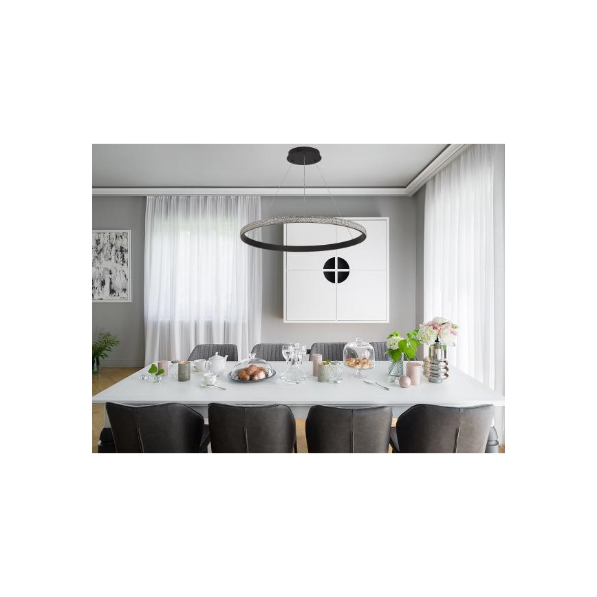 Himmennettävä LED-kattokruunu johdossa LED/55W/230V 3000-6500K + kauko-ohjaus