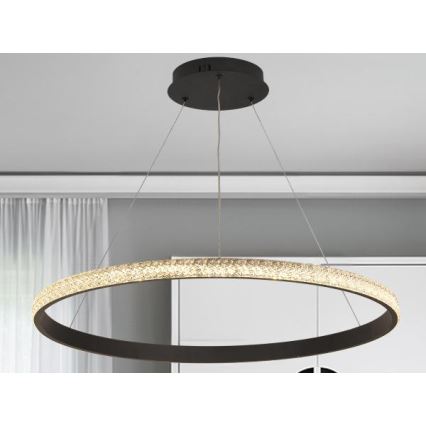 Himmennettävä LED-kattokruunu johdossa LED/55W/230V 3000-6500K + kauko-ohjaus