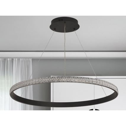 Himmennettävä LED-kattokruunu johdossa LED/55W/230V 3000-6500K + kauko-ohjaus