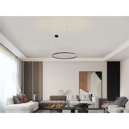 Himmennettävä LED-kattokruunu johdossa LED/55W/230V 3000-6500K + kauko-ohjaus