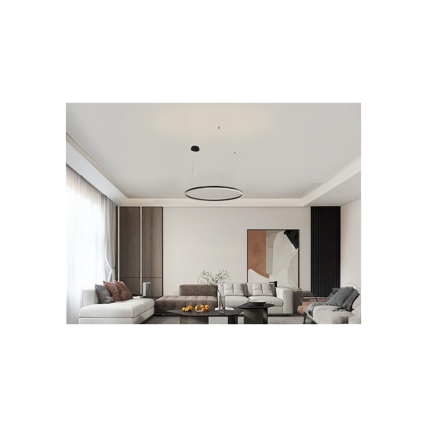 Himmennettävä LED-kattokruunu johdossa LED/55W/230V 3000-6500K + kauko-ohjaus