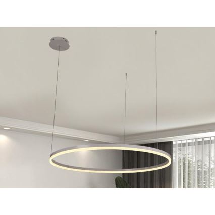 Himmennettävä LED-kattokruunu johdossa LED/55W/230V 3000-6500K + kauko-ohjaus
