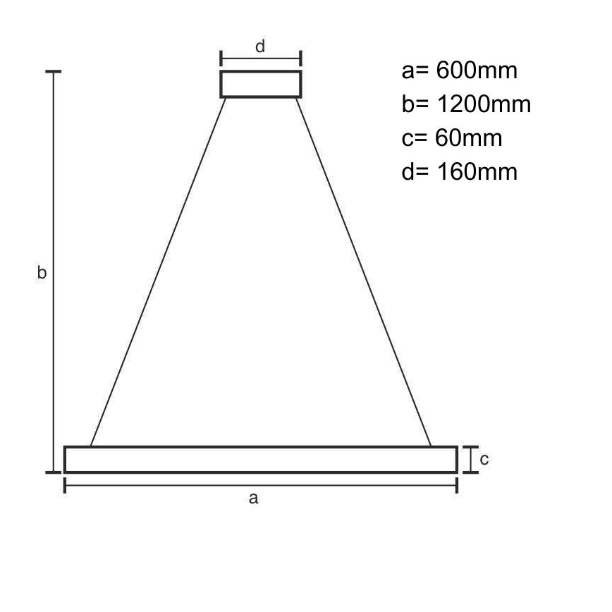 Himmennettävä LED-kattokruunu johdossa LED/55W/230V 3000-6500K valkoinen + kauko-ohjaus