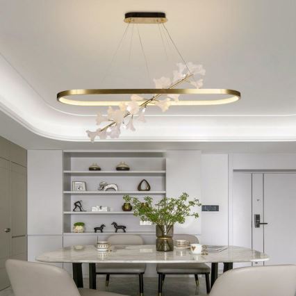 Himmennettävä LED-kattokruunu johdossa LED/65W/230V 3000-6500K + kauko-ohjaus