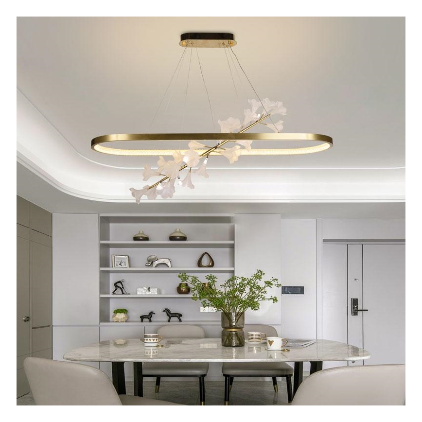 Himmennettävä LED-kattokruunu johdossa LED/65W/230V 3000-6500K + kauko-ohjaus