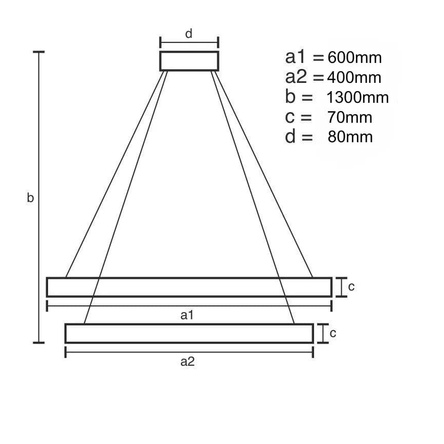 LED Himmennettävä kristalli kattokruunu johdossa LED/65W/230V 3000-6500K + kauko-ohjaus