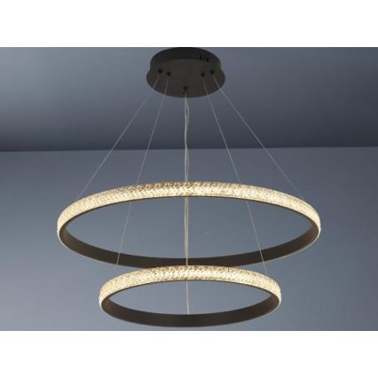 Himmennettävä LED-kattokruunu johdossa LED/65W/230V 3000-6500K + kauko-ohjaus