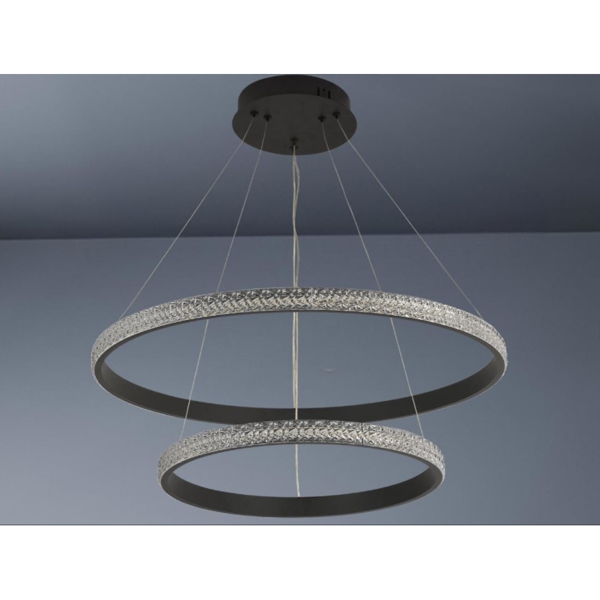 Himmennettävä LED-kattokruunu johdossa LED/65W/230V 3000-6500K + kauko-ohjaus