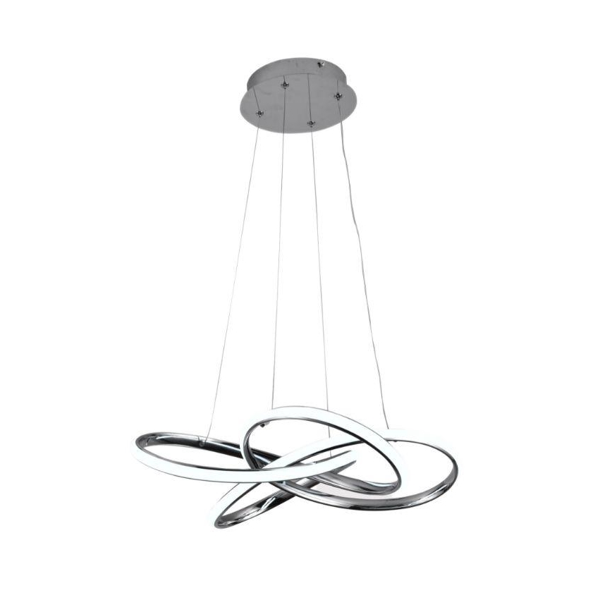 Himmennettävä LED-kattokruunu johdossa LED/65W/230V 3000-6500K kromi + kauko-ohjaus