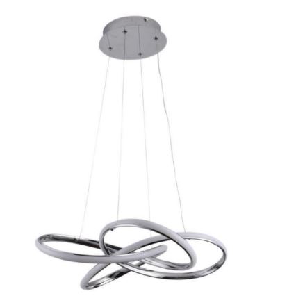 Himmennettävä LED-kattokruunu johdossa LED/65W/230V 3000-6500K kromi + kauko-ohjaus
