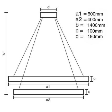 LED Himmennettävä kristallikruunu narussa LED/65W/230V 3000-6500K kiiltävä kromi + kauko-ohjaus