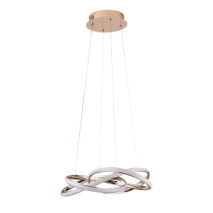 Himmennettävä LED-kattokruunu johdossa LED/65W/230V 3000-6500K halkaisija 48 cm kulta + kauko-ohjaus