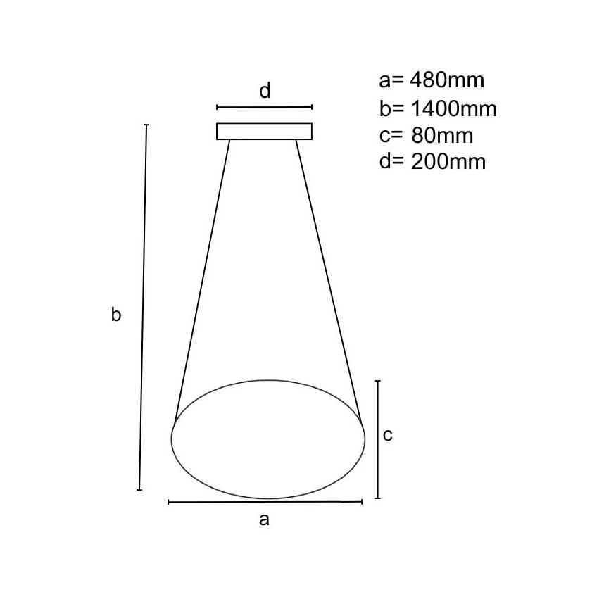 Himmennettävä LED-kattokruunu johdossa LED/65W/230V 3000-6500K ruskea + kauko-ohjaus