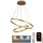 Himmennettävä LED-kattokruunu johdossa LED/70W/230V 3000-6500K halkaisija 60 cm + kauko-ohjaus