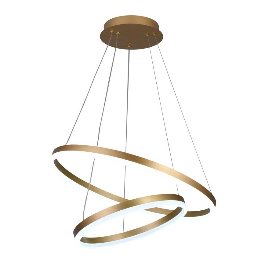 Himmennettävä LED-kattokruunu johdossa LED/70W/230V 3000-6500K halkaisija 60 cm + kauko-ohjaus