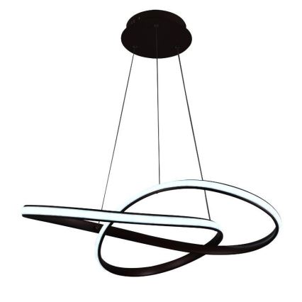 Himmennettävä LED-kattokruunu johdossa LED/70W/230V 3000-6500K halkaisija 60 cm + kauko-ohjaus
