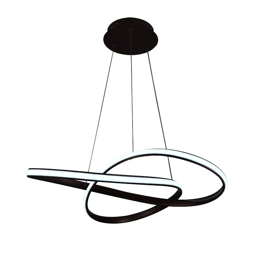 Himmennettävä LED-kattokruunu johdossa LED/70W/230V 3000-6500K halkaisija 60 cm + kauko-ohjaus
