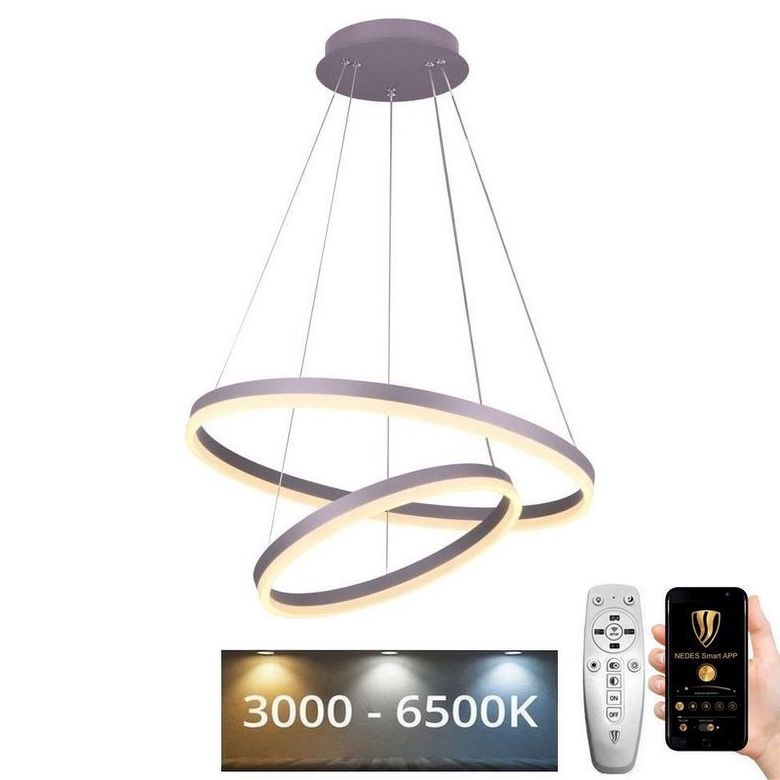 Himmennettävä LED-kattokruunu johdossa LED/70W/230V 3000-6500K + kauko-ohjaus