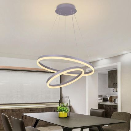 Himmennettävä LED-kattokruunu johdossa LED/70W/230V 3000-6500K + kauko-ohjaus