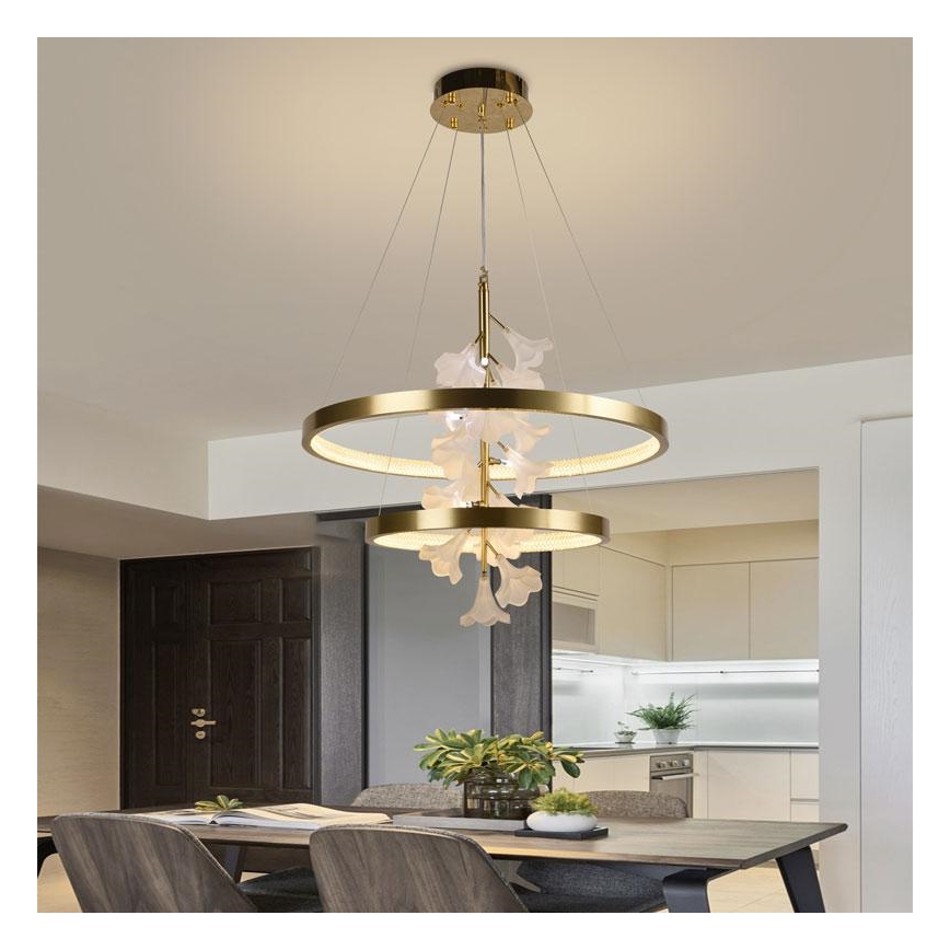 Himmennettävä LED-kattokruunu johdossa LED/70W/230V 3000-6500K + kauko-ohjaus