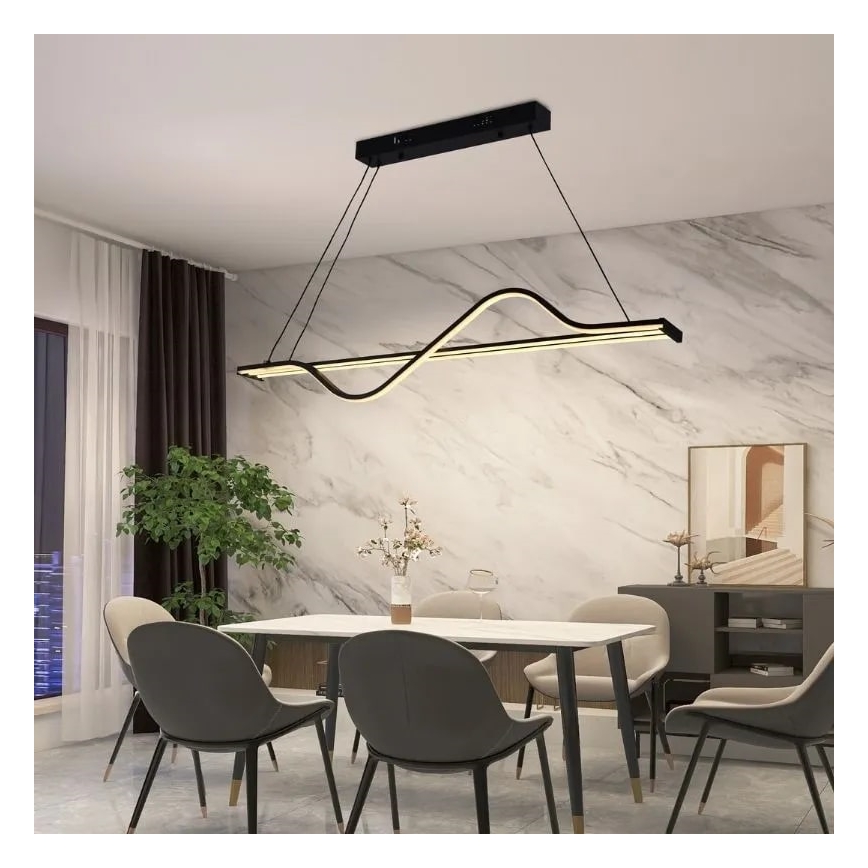Himmennettävä LED-kattokruunu johdossa LED/70W/230V 3000-6500K + kauko-ohjaus