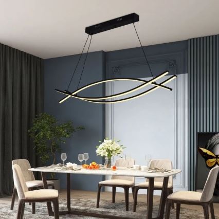 Himmennettävä LED-kattokruunu johdossa LED/70W/230V 3000-6500K + kauko-ohjaus